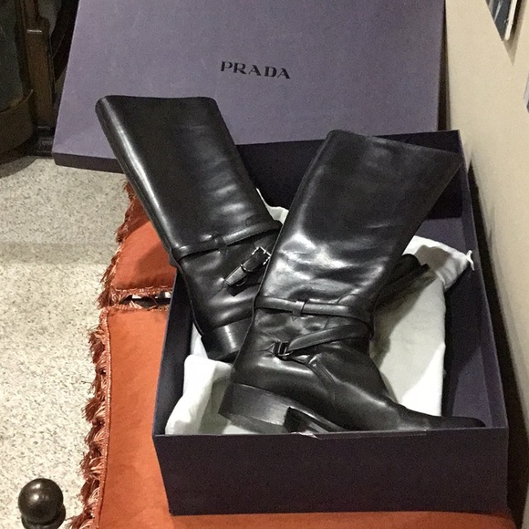 Black Pravda riding boots - Picture 1 of 1